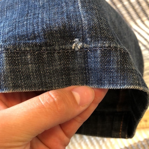 7 For All Mankind Womens Flare Jeans Sz 29 Denim Western Mid Rise Casual - Picture 6 of 10